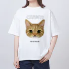 猫のイラスト屋さんのchamyi オーバーサイズTシャツ