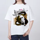 HERP MODA by ヤマモトナオキのRepGirl/アルバーティスパイソン オーバーサイズTシャツ