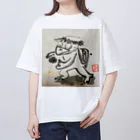 KIYOKA88WONDERLANDのカッパくん　「つかまえたっ！」 オーバーサイズTシャツ