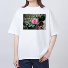 ピノ pino 피노のPink Rose Film オーバーサイズTシャツ