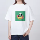 パンダむんのコーヒーカップ オーバーサイズTシャツ