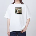 しろねこまるのしろねこまる Oversized T-Shirt