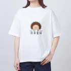 マシュマロSHOPの孤軍奮闘ハリネズミ オーバーサイズTシャツ