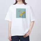 ピゴセリス属のからふるスノボジェンツーペンギン オーバーサイズTシャツ