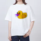 寒さばのせかいのどばんのひよこさん オーバーサイズTシャツ