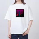 幻覚の内側へ潜る景色 オーバーサイズTシャツ