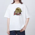 🍩tarojiro(たろじろ) shop🍩のピタゴラ装置で顎関節矯正 by AI Oversized T-Shirt