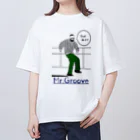 okanoko worksのMr.Groove 01 オーバーサイズTシャツ