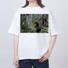 potekotamnのフェイクくま Oversized T-Shirt