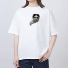 しゅり坊の真ん中分け　ちょび Oversized T-Shirt