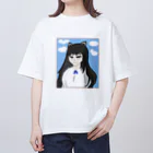 Atupiの擬人化 オーバーサイズTシャツ