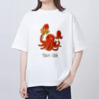 かっぱ巻き太郎のタコさんウインナー Oversized T-Shirt