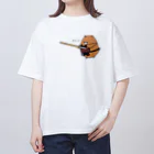 gemの剣道少年　くま オーバーサイズTシャツ