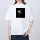 尾崎らくがきフィッシュセンターの尾崎犬彦 エンゼルフィッシュ  Oversized T-Shirt