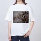 ムーンライトのレトロSAKURA オーバーサイズTシャツ