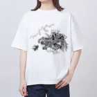 空飛ぶクジラのホウライエソ オーバーサイズTシャツ