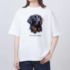 WAN KUNのカラフル　フラッティ Oversized T-Shirt