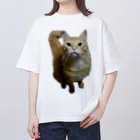 トロールショップの我が家のお猫様が見てます(笑) Oversized T-Shirt