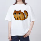 花萌ねねこのくりーむぱんねこ Oversized T-Shirt