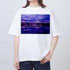 manulu_8の銀河鉄道のような夜 オーバーサイズTシャツ