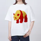 広熨斗隼人SHOPの広熨斗隼人のカラーパンダ🐼２ Oversized T-Shirt