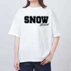 おもしろいTシャツ屋さんのSNOWBOARD　スノーボード オーバーサイズTシャツ
