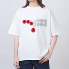 HamidusのHitbox コントローラー ボタン レイアウト - アーケード ファイティング ゲーマー Oversized T-Shirt