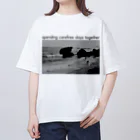 equalのフォトTシャツ オーバーサイズTシャツ