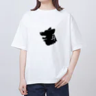 山田太郎のオオカミシルエットTシャツ Oversized T-Shirt