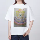 artswitchのネコのナナコさん Oversized T-Shirt