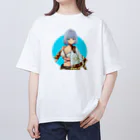 chicodeza by suzuriのファンタジーな女の子 Oversized T-Shirt