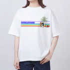 miyakojima_baseのバカンスちょい悪べーすくん Oversized T-Shirt