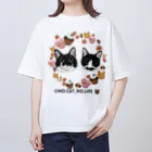 猫のイラスト屋さんのtociel camomille オーバーサイズTシャツ