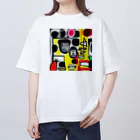 Alacarteのアートな人とフルーツ♪ オーバーサイズTシャツ