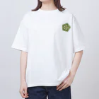 kg_shopの[☆両面] オクラネバネバ【視力検査表パロディ】 Oversized T-Shirt