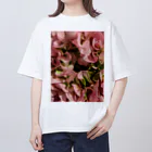 Ficusのひらひらラナンキュラス オーバーサイズTシャツ