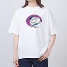 HINASE KAGUYAのパレットくん（紫えのぐ） オーバーサイズTシャツ