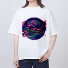 マッケンデジタルワールドの【lofiアート】浮世絵パンクシティ Oversized T-Shirt