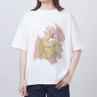 ナスビー商店の猫とランドセル Oversized T-Shirt