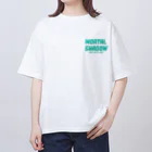 MORTAL SHADOW BANDのMORTALエメグリロゴ　ビックシルエットtシャツ Oversized T-Shirt