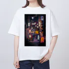 Kの飲み屋横丁 / フォトプリント Oversized T-Shirt