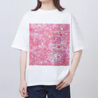 Laquamarmoの桃色の泡の世界へ、ふわりと誘われて Oversized T-Shirt