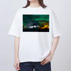 ムクロジの緑窓 オーバーサイズTシャツ