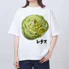 脂身通信Ｚのレタス（半分）_999999 オーバーサイズTシャツ