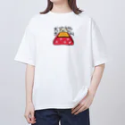 うちの犬　ショップのうちの犬　こたつバージョン オーバーサイズTシャツ