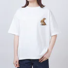 チビアニメのチビウサギ Oversized T-Shirt