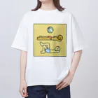 野花の𝙊𝙣 𝙩𝙝𝙚 𝘽𝙚𝙖𝙘𝙝 Oversized T-Shirt