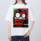 雄大な蒼い空の缶ジュースのコーラくん Oversized T-Shirt