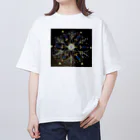 まいかる🔮 何かをチャレンジするときの開運アドバイザーの開運マンダラ(恋愛運) オーバーサイズTシャツ