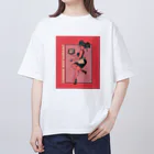 中華呪術堂（チャイナマジックホール）のCHINESE RESTAURANT WAITRESS GIRL オーバーサイズTシャツ